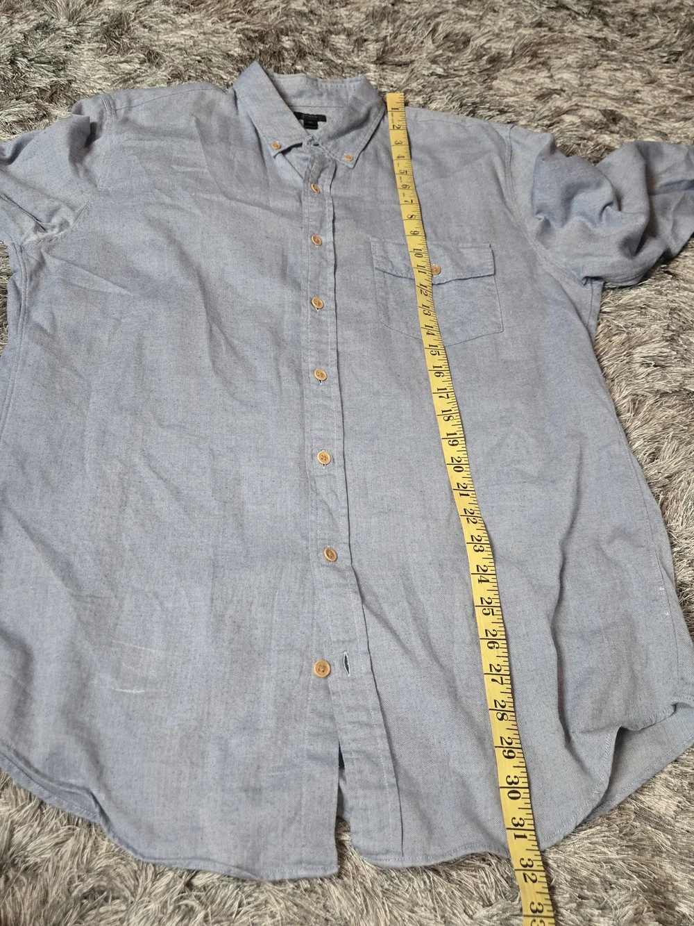 J. Crew Light Blue Button-Down Oxford Shirt In Tall Size